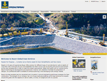 Tablet Screenshot of bauerdamcontractors.com
